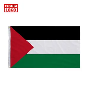 Groothandel 90 150Cm 3X5 4X6 Ft Vrije Palestijnse Reuzenvlag Producten Groot Formaat Palestijnse Vlag Banderas De Palestina