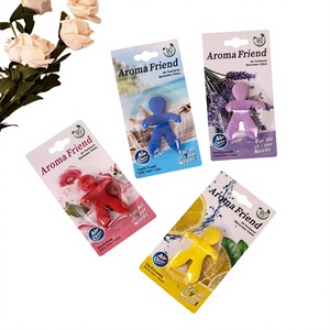 Nouvel Arrivage en Gros : Diffuseur de Parfum Créatif pour Grille d'Aération de Voiture, Figurine Humaine en Plastique, Parfum Solide aux Senteurs Rose, Citron, Océan, Non Toxique et Sans Odeur. - Product Image 1