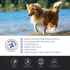 Thực Phẩm Bổ Sung Chất Lỏng Pet Với Dầu Cá Hồi Alaska Hoang Dã Cho Chó Để Hỗ Trợ Khớp, Não Và Hệ Thống Miễn Dịch - Product Image 6