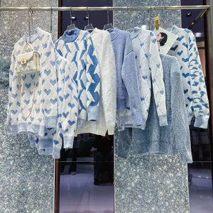 批发秋冬女装热卖便宜针织套头毛衣休闲毛衣随机发货 - Product Image 1