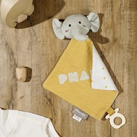 Dernier design : Bavoir-serviette apaisant et réconfortant, personnalisable de haute qualité, en coton mousseline, pour le confort et la sécurité de bébé