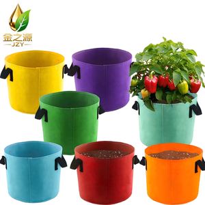 Sac de plantation en <span class=keywords><strong>feutre</strong></span>, sac de culture pour légumes et fleurs, seau de plantation en tissu non tissé - Product Image 1
