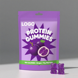 OEM özel etiket Vegan Protein Gummies yüksek Protein kas kazanç Gummies kollajen vitaminleri Protein <span class=keywords><strong>Gummy</strong></span> - Product Image 4