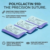 Sutures en polyglactine violette PGA 910 de haute qualité pour chiens |   Usage vétérinaire |   Certifié CE ISO13485 |   Garantie de 3 à 5 ans |   En vrac