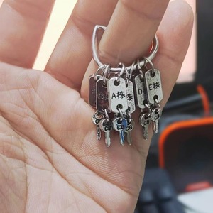 Portachiavi Mengda Landlady con Ciondolo in Metallo, Design Vintage Personalizzato di Nicchia, Accessorio Charm per Chiavi - Product Image 2