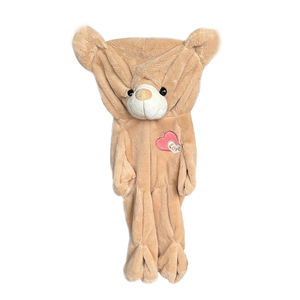 Prodotti di Tendenza: Orsacchiotto di Peluche 'Sweet Love Hug' con Rivestimento in Pelle, Regalo di Compleanno per Bambini - Product Image 5