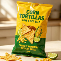 Bolsas de Plástico para Snacks con Sellado Trasero Impreso, Acabado Brillante, Selladas con Calor y Lámina de Aluminio para 100g 200g 300g, ¡Oferta!
