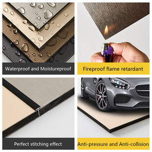 Двусторонняя высокоплотная противоударная панель из древесно-пластикового композита, современная, огнестойкая, простая в установке, для спальни и столовой - Product Image 4