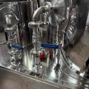 เครื่องผสมอิมัลซิไฟเออร์ทำจากสเตนเลสสตีล20L เครื่องผสมเครื่องสำอางมอเตอร์220V น้ำตาล - Product Image 6