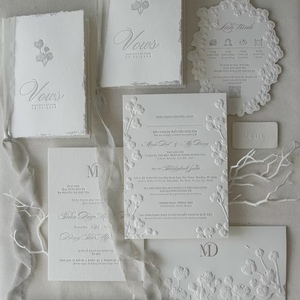 Vanilla Printing Premium 3D <b>Embossing</b> Digital Printing Wedding Greeting <b>Card</b> Art Paper CN/GUA Model 465 with Custom Logo - Product Image 1