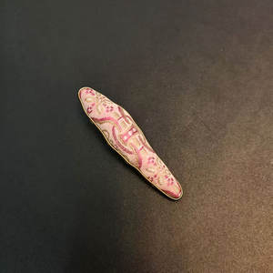 Ensemble de boucles d'oreilles en brocart de chanson en soie artisanale chinoise Accessoires élégants d'inspiration orientale - Product Image 2