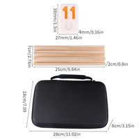 Juego de Dominó y Rummy para 4 Personas, Juguete Educativo, Juego de Mesa Interactivo para Niños y Padres, Material de Melamina