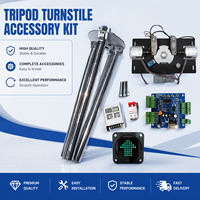 Repuestos para Torniquete Antipersonas, Mecanismo de Torniquete Trípode para Una Persona, Accesorios para Sistemas de Control de Acceso