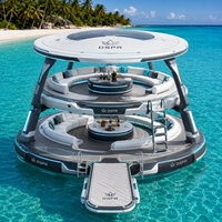 Plateforme flottante gonflable exclusive pour l'été, tapis aquatique rafraîchissant pour la plage, le lac et les loisirs aquatiques quotidiens