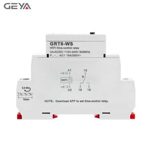 Relé de controle de tempo GEYA GRT8-WS WIFl AC/DC110V-240V Tuya Relé temporizador ajustável inteligente - Product Image 4