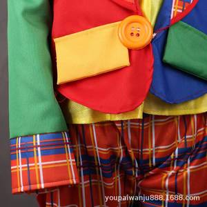 Costume de Clown Adulte HP – Tenue de Soirée en Soie pour Cosplay, Masquerade, Halloween, Noël – Inspiré des Personnages de Télévision (Haut et Pantalon) - Product Image 2