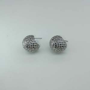 Fashion Stud Earrings 316L Stainless Steel PVD Gold Plating Sustainable Resistant - Product Image 1