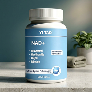 Cápsulas OEM/ODM con Nicotinamida Ribósido, Resveratrol y NAD+ que favorecen la reparación celular, el rejuvenecimiento de la piel y un aumento de energía. - Product Image 1