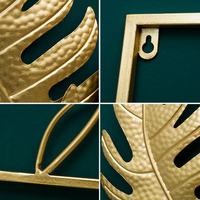 Décoration murale de luxe en fer doré 40x60cm, style moderne minimaliste, écologique et durable, pour la maison, le salon et la chambre