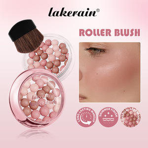 Lakerain Colorete en Polvo con Rodillo de 6 Colores, Perla, Larga Duración, Impermeable, Hidratante, Iluminador del Tono de Piel - Product Image 5