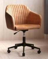 Chaise de bureau d'hôtel en cuir PU moderne et durable