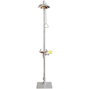 Ducha de emergencia y <span class=keywords><strong>lavaojos</strong></span>, productos de seguridad montados en el suelo aprobados por CE y ANSI - Product Image 1
