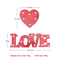 Enseigne Lumineuse LED Néon Créative Cœur LOVE, Décoration de Fête de Mariage, Lampe Néon pour Saint-Valentin, Anniversaire, Décoration d'Intérieur, Veilleuse
