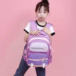 Sac à dos scolaire <span class=keywords><strong>de</strong></span> style nouveau, couleurs assorties, pour garçons et filles, sac à dos pour enfants, léger, grande capacité - Product Image 5