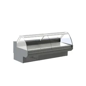 Customized Supermarket Fresh Food Display Counter Freezer Refrigerator