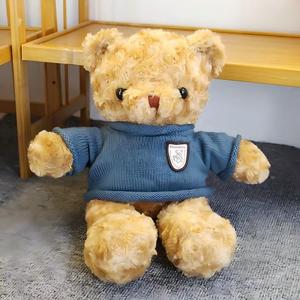 Shengye T-shirt Logo pakaian beruang Teddy kustom Promosi dasi kupu-kupu Teddy mainan mewah untuk hadiah ulang tahun anak-anak - Product Image 2