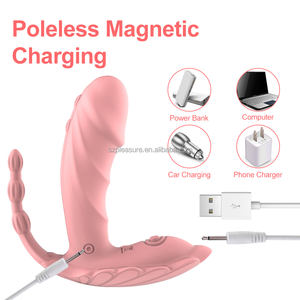 Sexspielzeug-Vertrieb Vibrations-Strap-On-<span class=keywords><strong>Dildo</strong></span> <span class=keywords><strong>Panty</strong></span>-Vibrator mit Fernbedienung Wiederaufladbarer Vibrations-Slip - Product Image 5