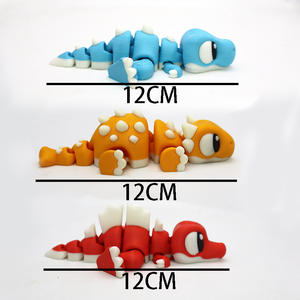 Artículo Decorativo de Escritorio con Diseño de Animal Multiojos Congelado, Impreso en 3D con PLA, Juguete Antiestrés para Niños, Decoración para Peceras - Product Image 4