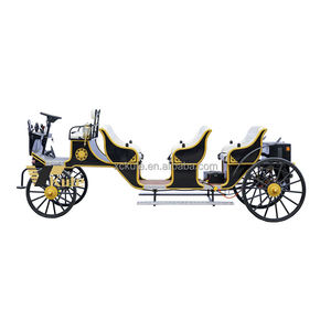 Voiture de tourisme électrique de type calèche de princesse pour mariages, 2 places, 4 places, à batterie - Product Image 3
