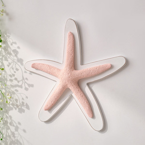 Mediterranean Resin Starfish Wall Sculpture Multi Piece Package Ocean Theme <b>Decor</b> For Commercial <b>Space</b> - Product Image 3
