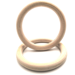 <span class=keywords><strong>Anneaux</strong></span> de gymnastique en bois avec sangles réglables - Product Image 5