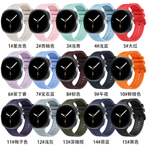 Correa de Reloj de Silicona Estilo Oficial para Samsung Galaxy Watch 9 8 7 Ultra 2, Correa Deportiva de Silicona, Resistente al Agua, Repuesto - Product Image 3