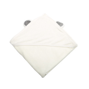 Asciugamano con Cappuccio per Neonati in Tessuto di Bambù Personalizzato, <span class=keywords><strong>Accappatoio</strong></span> con Motivi Animali Cartoon, Coperta da Bagno per <span class=keywords><strong>Bambini</strong></span> - Product Image 4