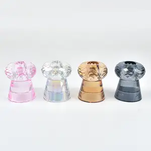 High Standard Limpar Vários tamanhos Fine Workmanship Crystal Candle Holders Wedding Favors Tea Light Candlestick