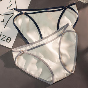 Baumwolle Unterwäsche Frauen Großhandel Einfache Damen Unterwäsche Damen Höschen Plump Gesäß Mid-Waist Girls Briefs - Product Image 3