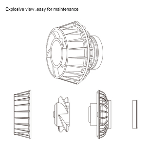 Bomba de Olas para Acuario Nano Inteligente de 12W 20W, Bomba de Circulación de Olas Marinas para Arrecifes, Accesorios para Acuarios, Fábrica Hsbao - Product Image 4