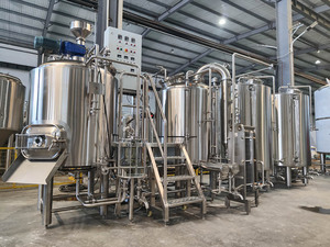 Équipement de brassage semi-automatique 600L avec pompe à <span class=keywords><strong>pression</strong></span> et moteur – <span class=keywords><strong>Machine</strong></span> commerciale haute productivité pour la fabrication de bière artisanale - Product Image 5