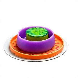 Bol de service en résine à motif tourbillon, design haut de gamme, moderne et durable, vaisselle de fête, vaisselle de table, finition polie miroir, décoration intérieure, bol à fruits et snacks - Product Image 1