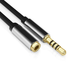 3.5MM mâle femelle câble Audio Microphone Extension 2M plat <span class=keywords><strong>fibre</strong></span> <span class=keywords><strong>optique</strong></span> tresse pour Mobile TV téléphone ordinateur connexion Audio - Product Image 2