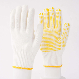 قفازات عمل آمنة من البي في سي المنقط بسعر المصنع الصيني لعام 2025، قفازات عمل بيضاء من القطن للحدائق - Product Image 6