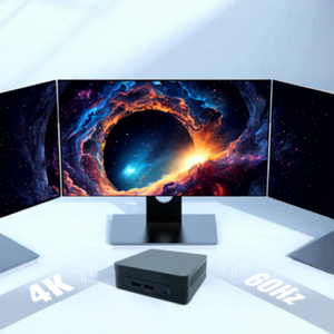 มินิพีซีแบบพกพาอัจฉริยะพร้อม DDR5 SSD |   อินเทล เอ็น100 ควอดคอร์ |   <span class=keywords><strong>4K</strong></span> ดูอัล ฟอร์ |   แรม 4GB |   RJ45 |   คอมพิวเตอร์สำนักงานที่บ้านใหม่ - Product Image 4