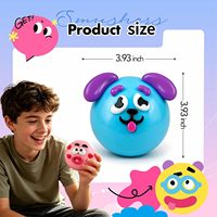 Juguete Blandito de Perro con Cara Cambiante Divertida, Arcoíris, Antiestrés, de Subida Lenta, para Apretar, Sensorial, Promocional, Regalo, Venta al por Mayor