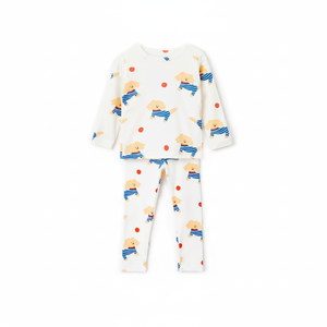 Ozkiz Adorable conjunto de ropa informal para cachorros, unisex, suave y cálido, de manga larga, conjuntos a juego para toda la familia para niños pequeños B0DRHTZN37 - Product Image 2