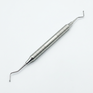 Kit d'instruments chirurgicaux dentaires BK Industries, sonde à double extrémité, poignée moletée, argent, manuel, classe II, certifié CE, acier inoxydable - Product Image 2