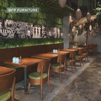 Ensembles de meubles de restaurant BFP, table et chaises en bois pour projets personnalisés à usage commercial