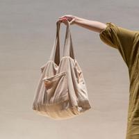 Personalizado al por mayor pequeña toalla de tela de felpa orgánica llevar bolsa de playa de compras